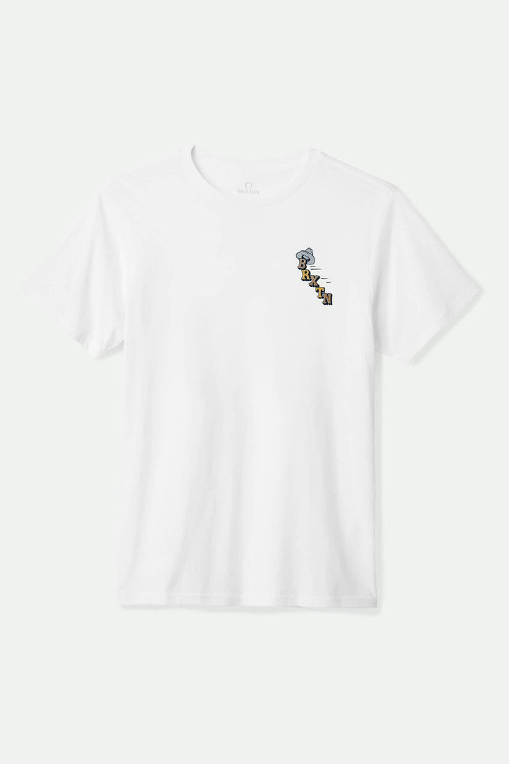 Brixton Buck Club Short Sleeve Standard T-Shirt - White