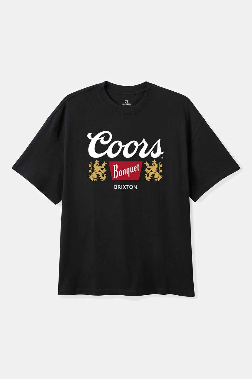 Brixton COORS START YOUR LEGACY GRIFFIN T-SHIRT - BLACK - Sun Diego Boardshop