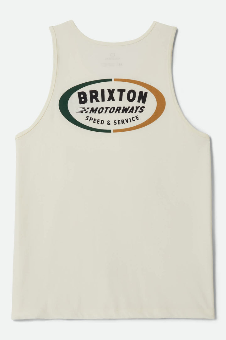 Brixton Men's Rhett Tank Top - Off White