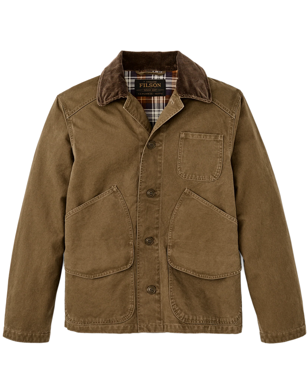 Filson Men's Canvas Outfitter Jacket - Kangaroo - Sun Diego Boardshop