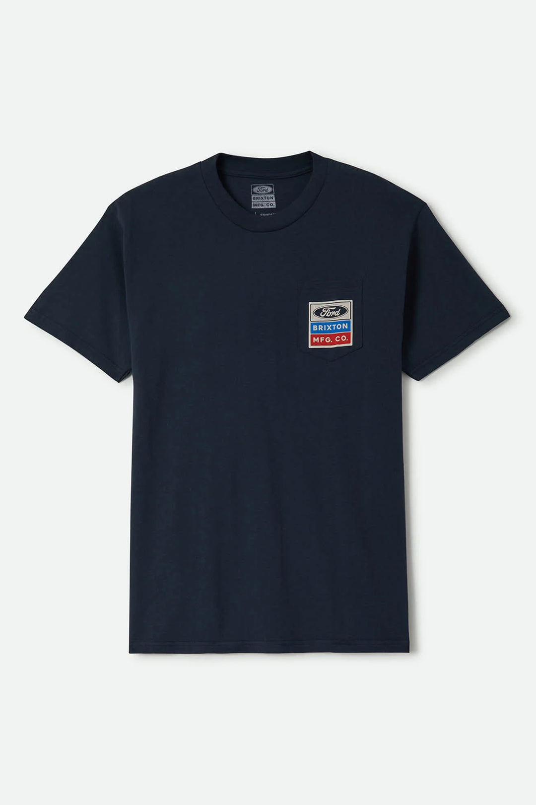 Brixton Men's Ford Service Dept Pocket T-Shirt - American Navy - Sun Diego Boardshop
