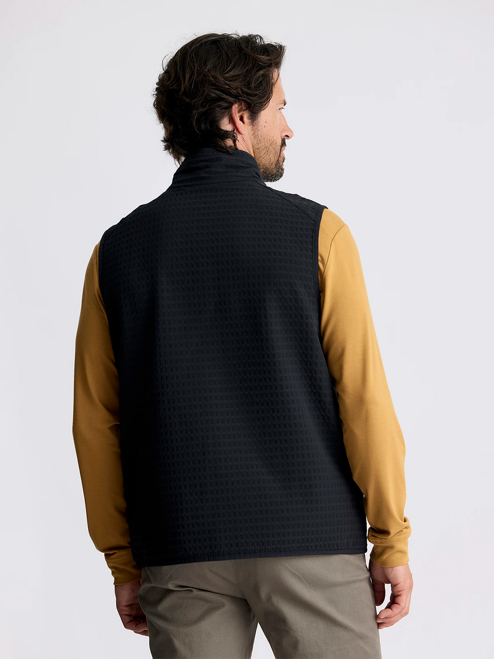 Free Fly Men's Gridback Fleece Vest - BLACK - Sun Diego Boardshop