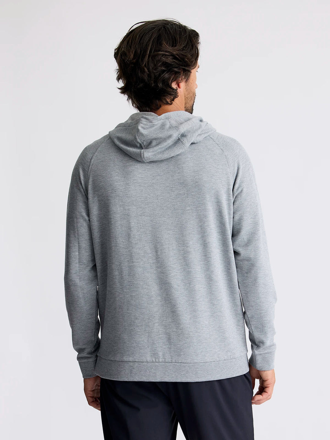 Free Fly Men's Bamboo Lightweight Fleece Hoodie - HEATHER GREY - Sun Diego Boardshop