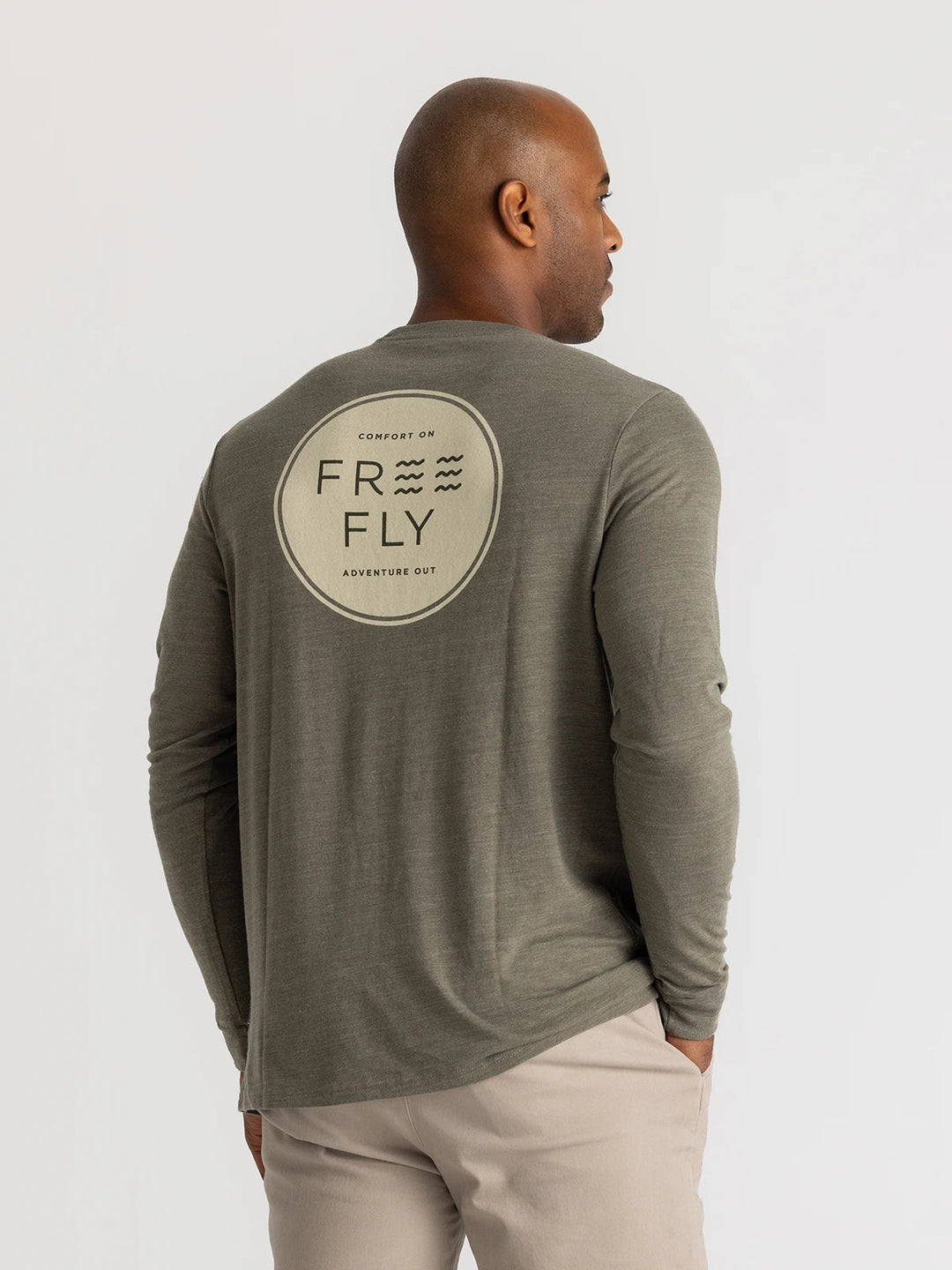 Free Fly Comfort On Long Sleeve - HEATHER FATIGUE - Sun Diego Boardshop