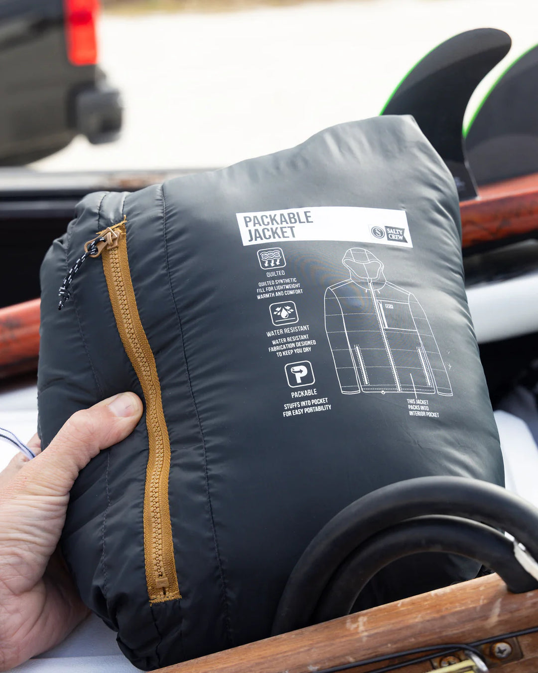 Salty Crew Barrier Insulated Jacket - Black - Sun Diego Boardshop