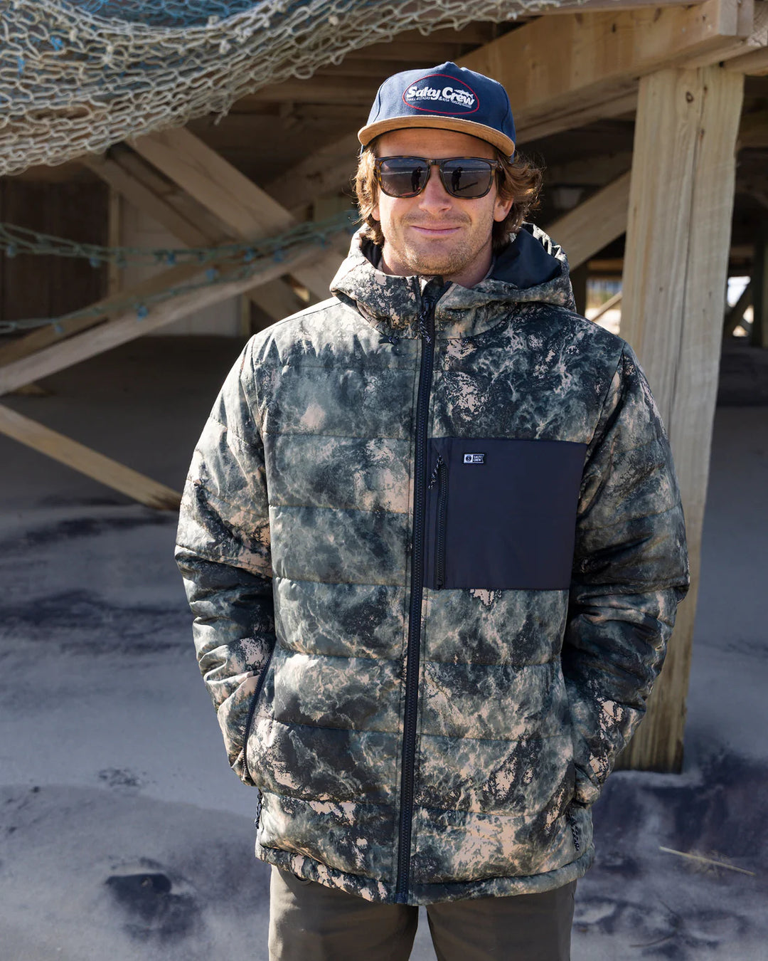 Salty Crew Barrier Insulated Jacket - Camo - Sun Diego Boardshop