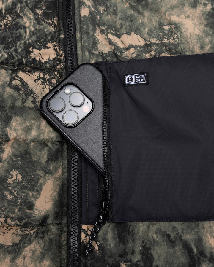 Salty Crew Barrier Insulated Jacket - Camo - Sun Diego Boardshop