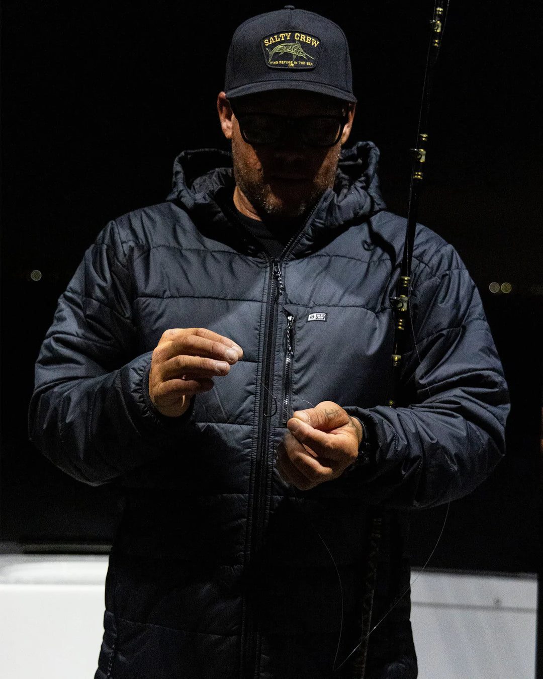 Salty Crew Barrier Insulated Jacket - Black - Sun Diego Boardshop