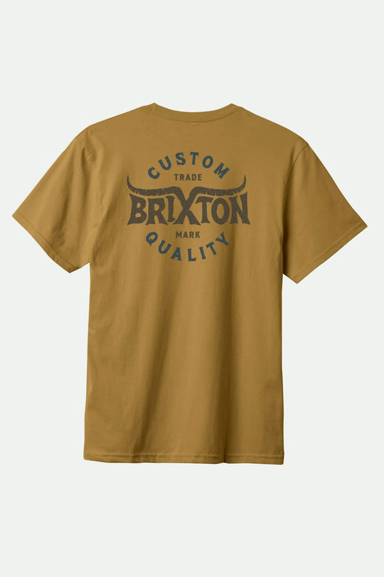 Brixton Gibson S/S Standard T-Shirt - DIJON - Sun Diego Boardshop