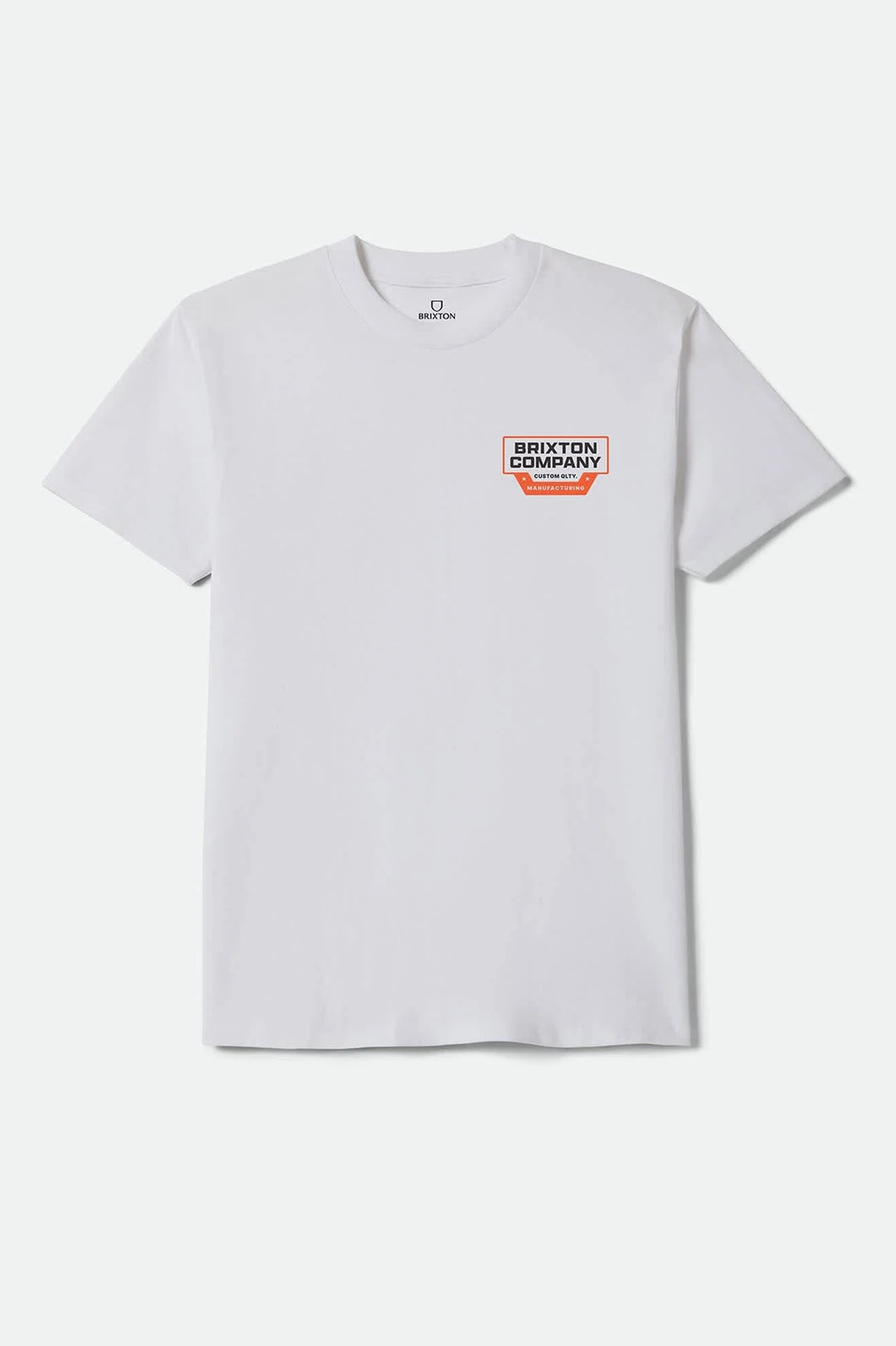 Brixton Men's Reeves Standard T-Shirt - White - Sun Diego Boardshop