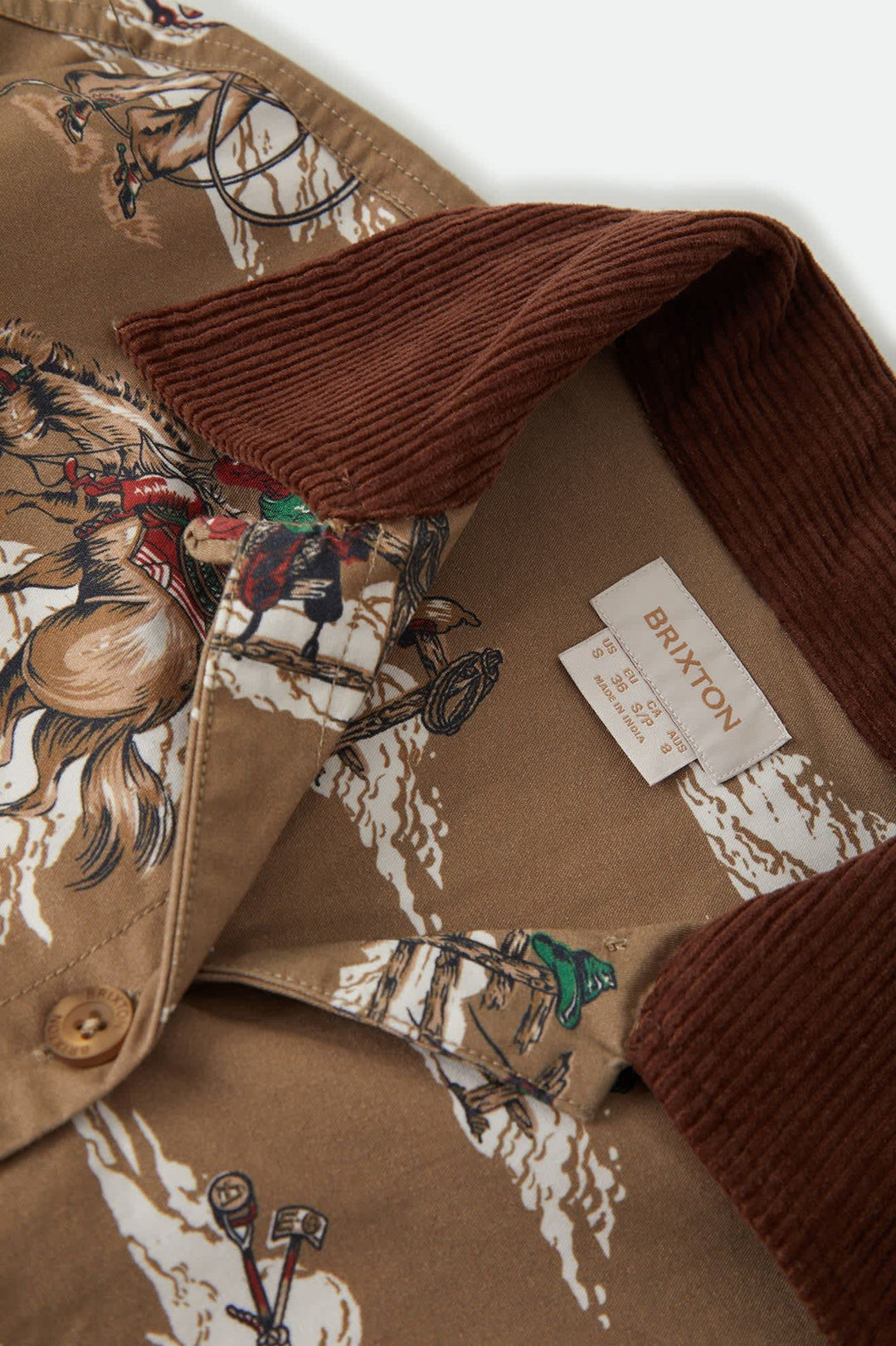 Brixton Women's Utopia Overshirt - Mid Century Cowboy Print - Sun Diego Boardshop