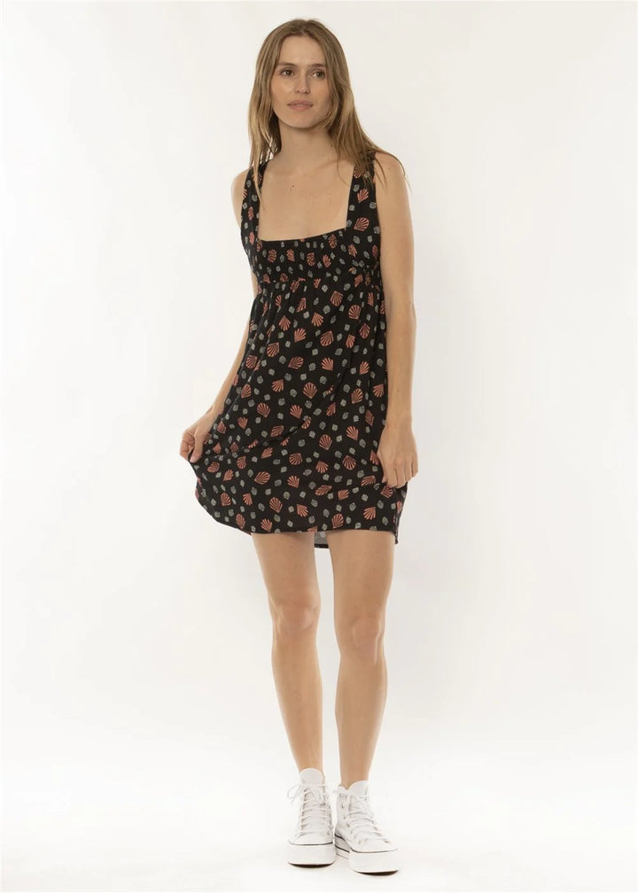 Sisstr BEACH CRUISE WOVEN TANK DRESS - Black - Sun Diego Boardshop