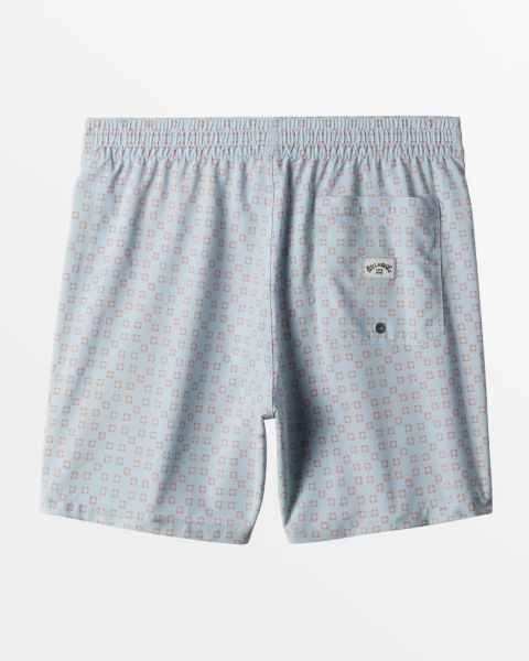 Billabong Sundays Layback 17" Swim Trunks - ASH BLUE - Sun Diego Boardshop