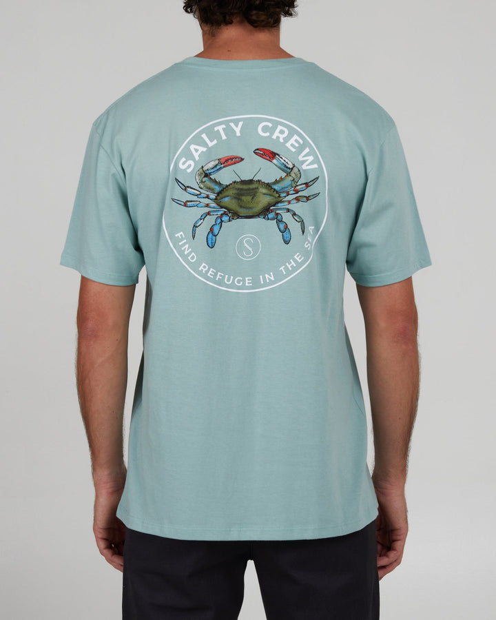 Salty Crew Blue Crabber S/S Premium Tee - MACKEREL - Sun Diego Boardshop