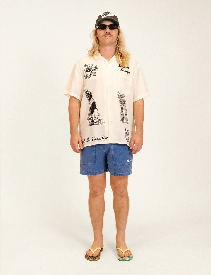 Duvin Men's Rest In Paradise Cabana Shirt - Antique - Sun Diego Boardshop