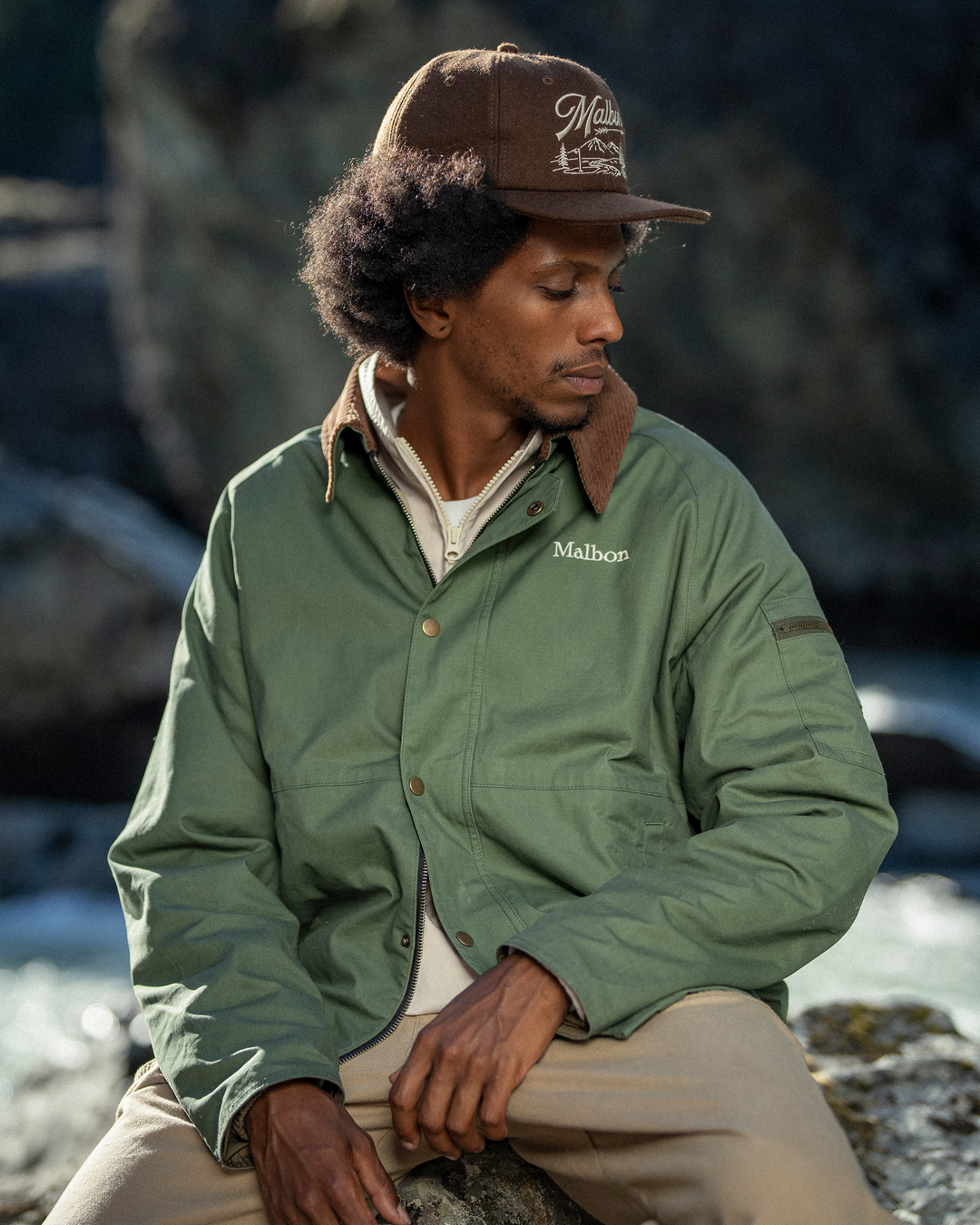 Malbon Golf Bowman Fishing Jacket - SAGE - Sun Diego Boardshop