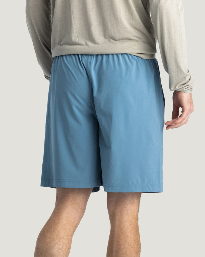 Free Fly Men'S Breeze Short 8" - Blue Fog - Sun Diego Boardshop