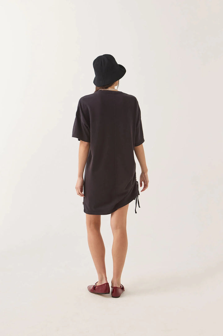 Brixton Women's Carefree Organic Garment Dye T-Shirt Dress - Black - Sun Diego Boardshop