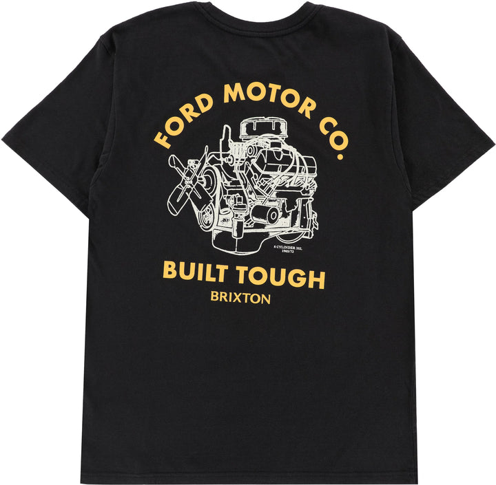 Brixton Brixton X Ford Built Tough T-Shirt - Burnt Rubber - Sun Diego Boardshop