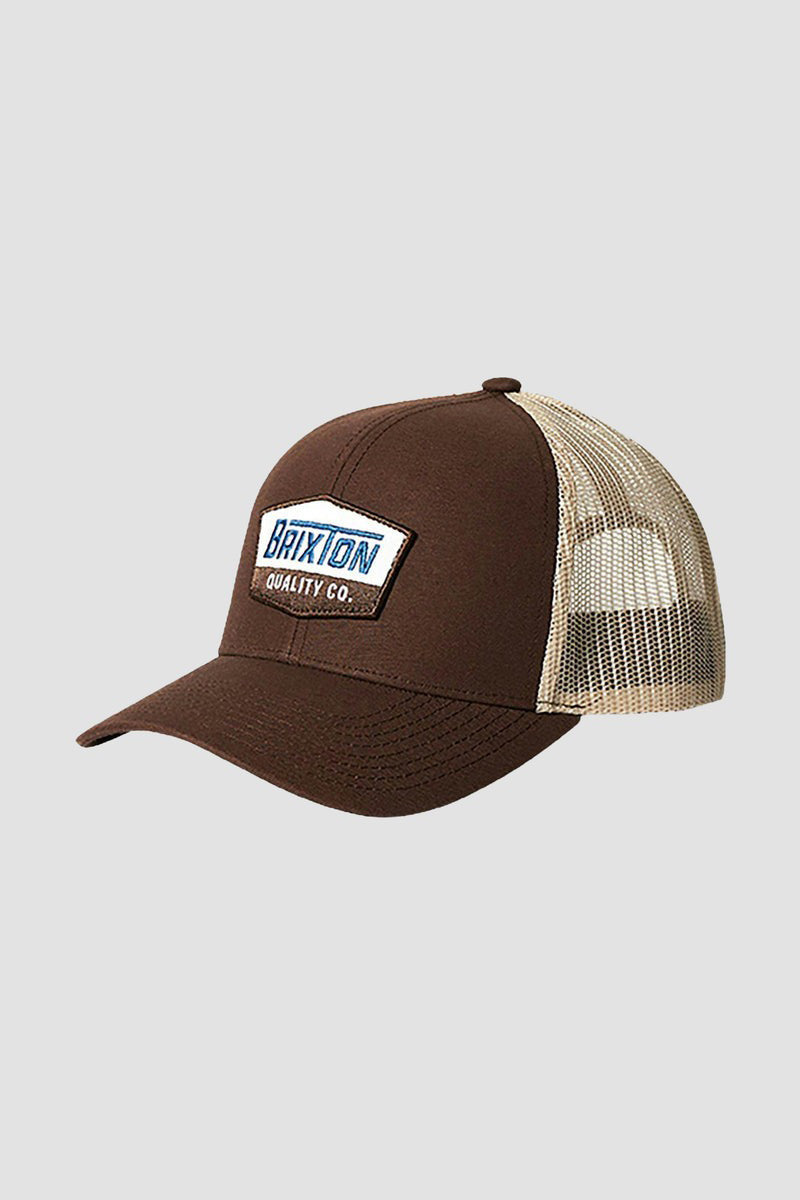 Brixton Regal Netplus Trucker Hat - PINECONE BROWN/OFF WHITE - Sun Diego Boardshop