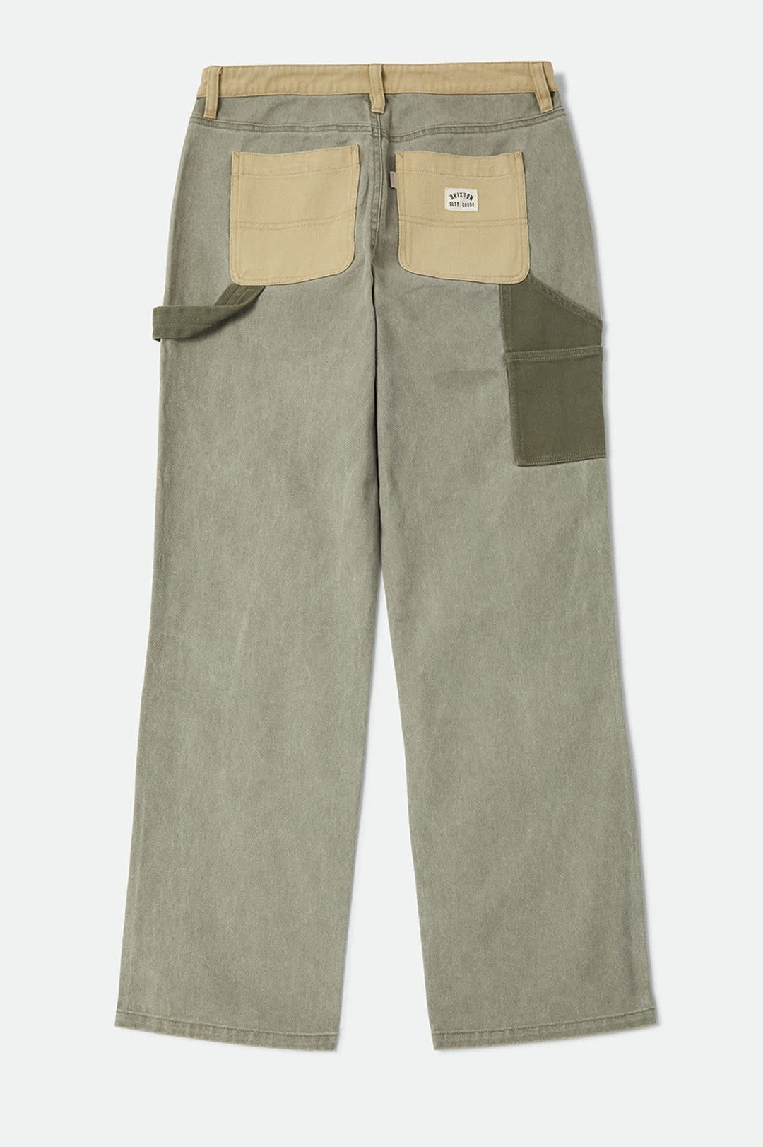 Brixton Women's Essex Patchwork Painter Pant - Vintage Olive Patchwork - Sun Diego Boardshop