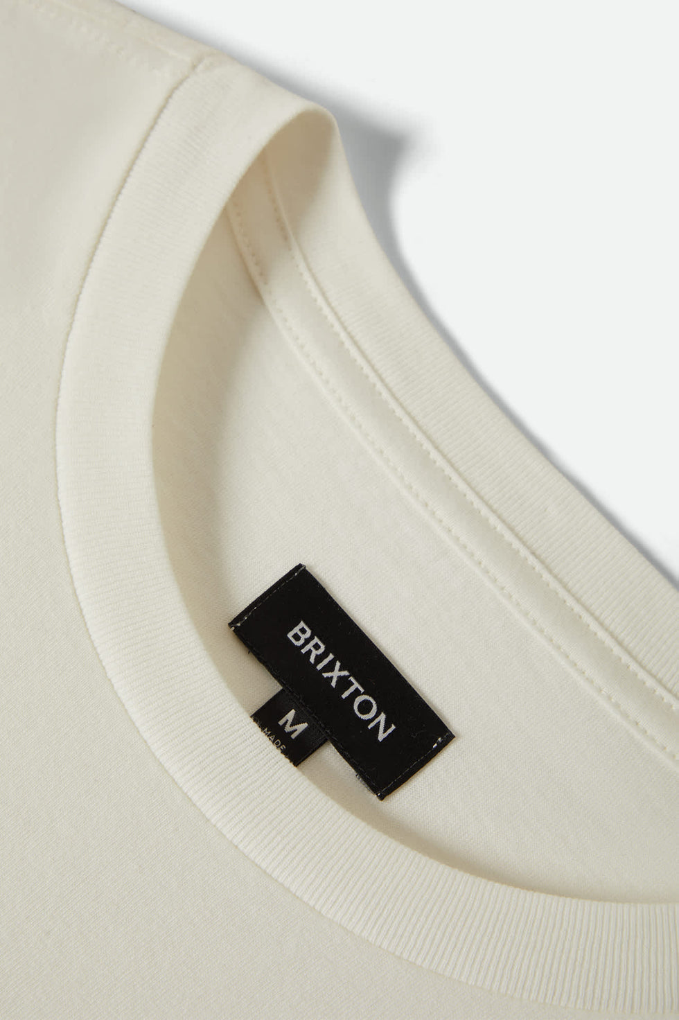 Brixton Forman Standard T-Shirt - Off White Worn Wash