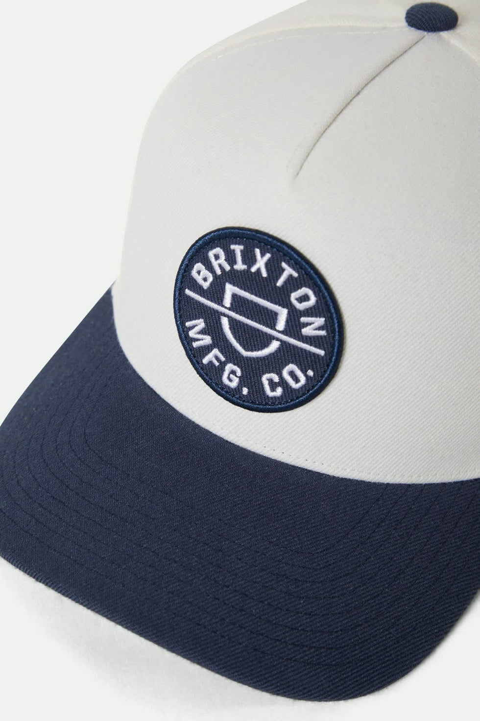 Brixton Crest Netplus Snapback - Mood Indigo/Off White