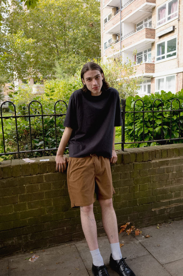 Brixton Men's Everyday Corduroy Short - Tobacco Brown - Sun Diego Boardshop