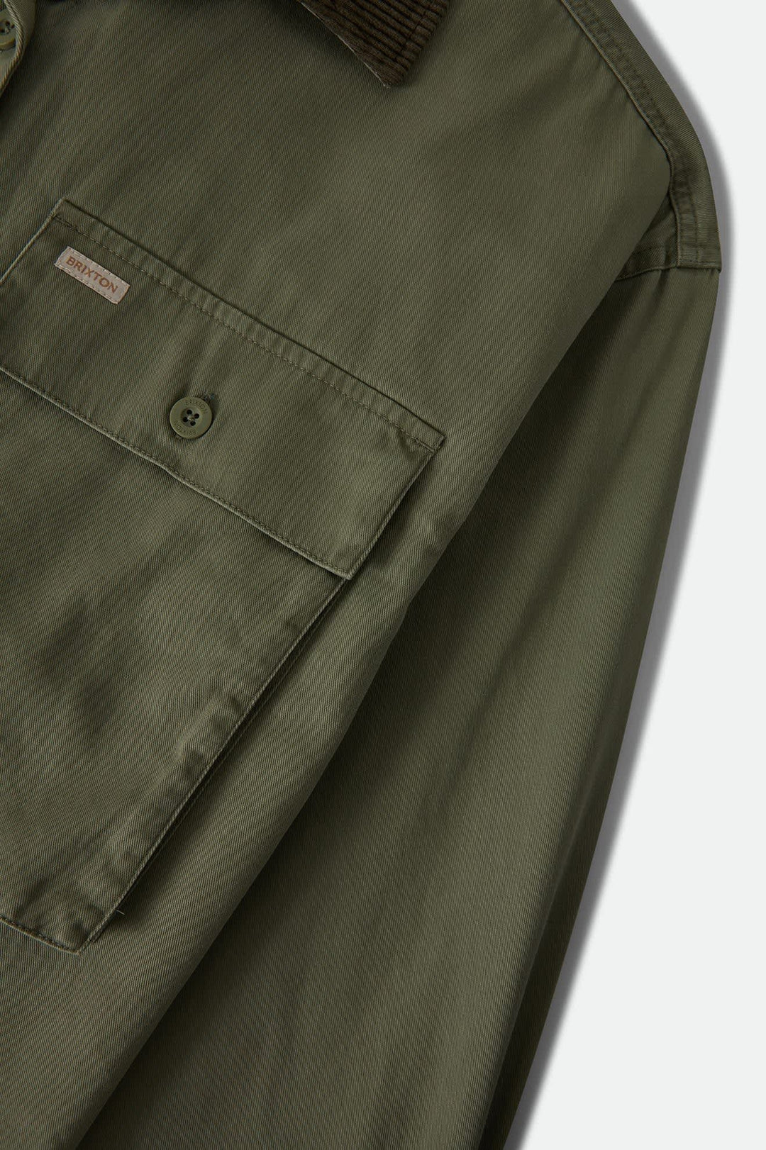 Brixton Women's Utopia Overshirt - Washed Olive Surplus - Sun Diego Boardshop