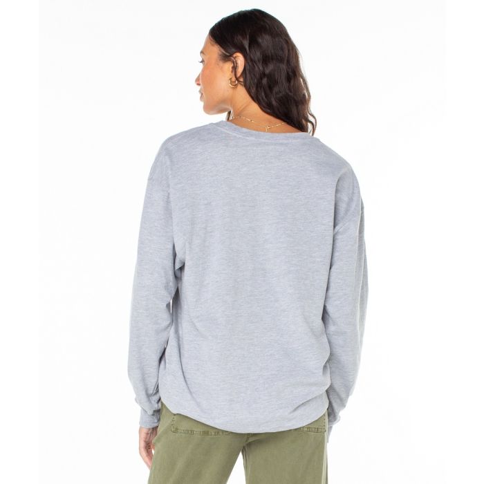 Roxy Collegiate Arch Long Sleeve Tee - HERITAGE HEATHER - Sun Diego Boardshop