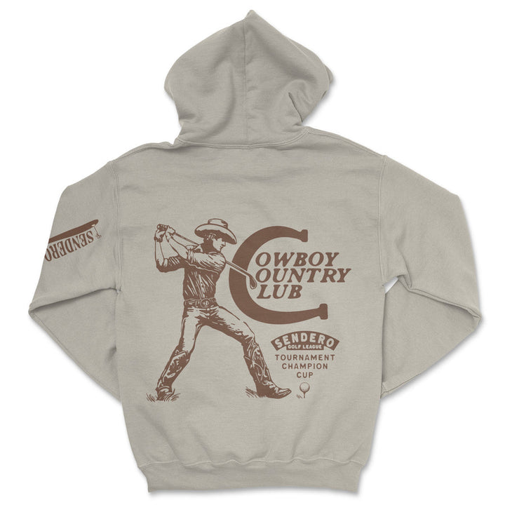 Sendero Cowboy Country Club Hoodie - Sand - Sun Diego Boardshop
