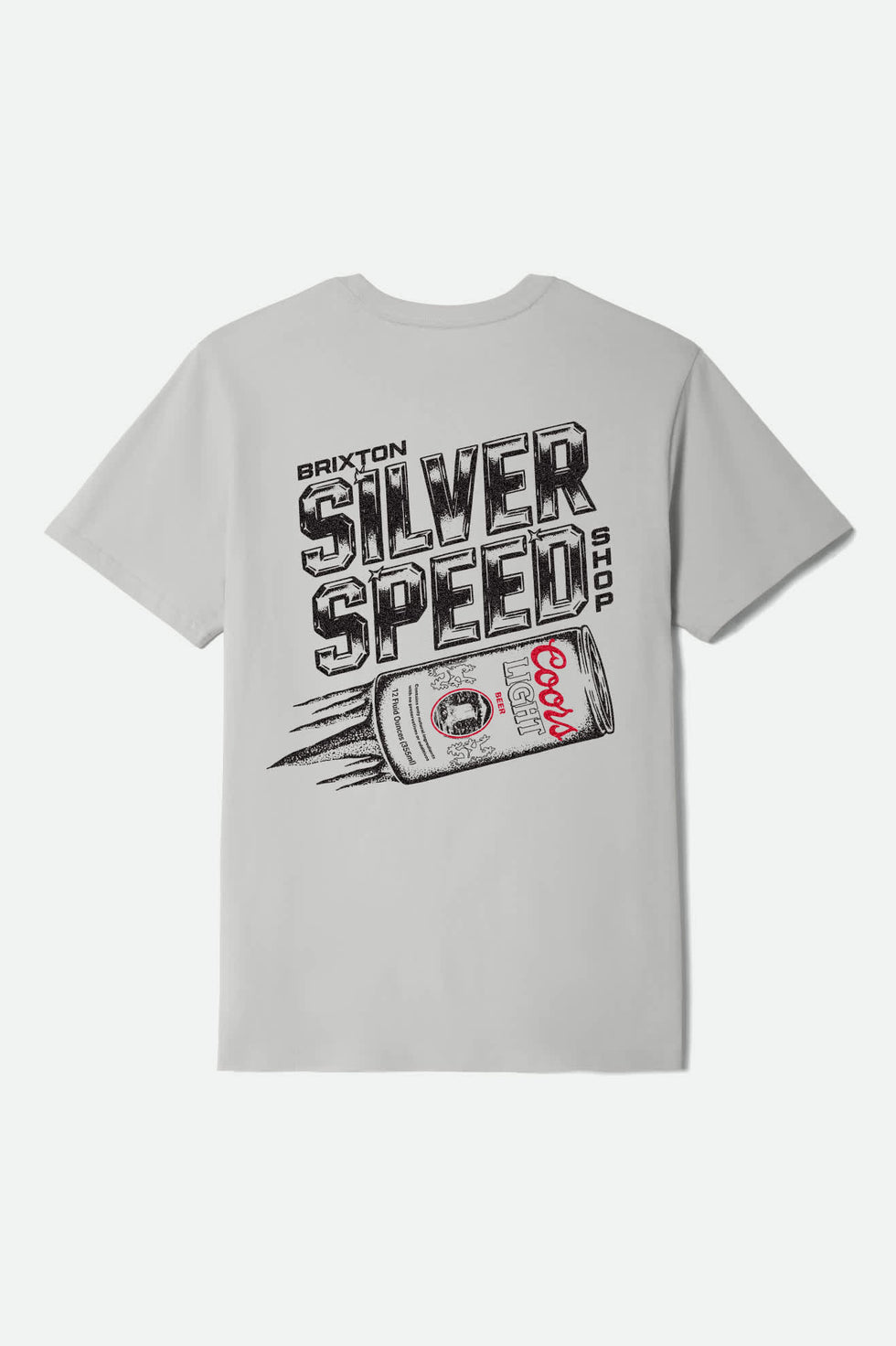 Brixton Coors Light Silver Speed Standard T-Shirt - Silver - Sun Diego Boardshop