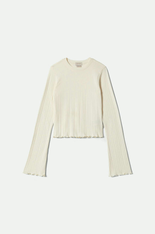 Brixton Dolly Slim Knit T-Shirt - Off White - Sun Diego Boardshop