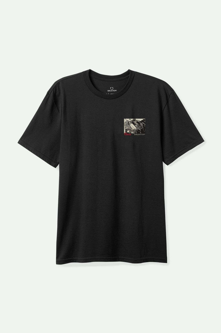 Brixton Coors Range S/S Standard T-Shirt - BLACK - Sun Diego Boardshop