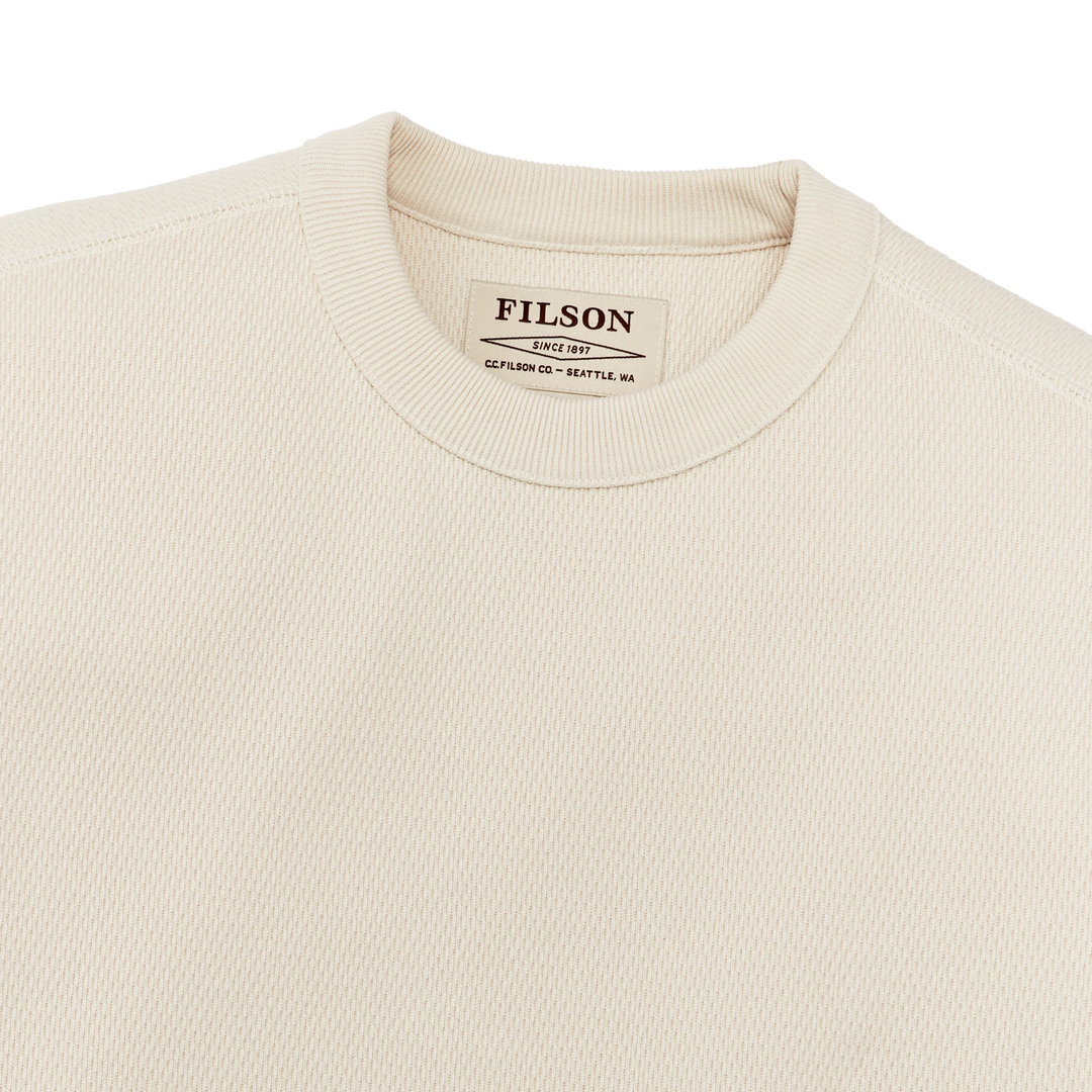 Filson Men's Waffle Knit Thermal Crewneck - Sand - Sun Diego Boardshop
