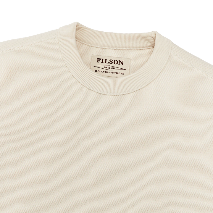 Filson Men's Waffle Knit Thermal Crewneck - Sand - Sun Diego Boardshop