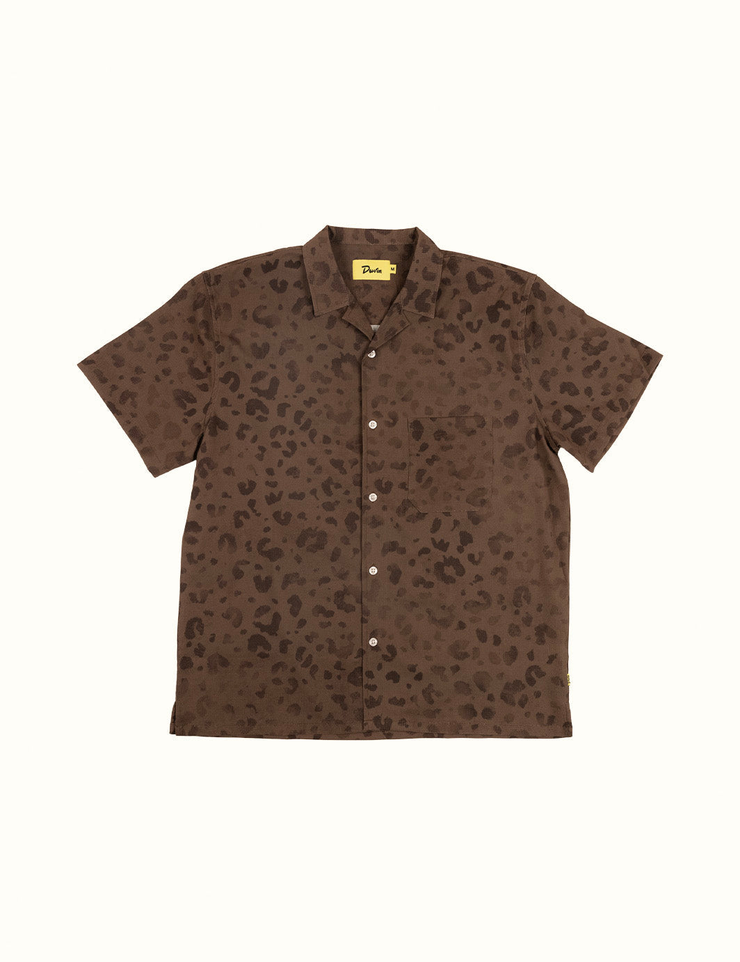 Duvin Dark Leopard Leisure Stretch Buttonup - LEOPARD - Sun Diego Boardshop