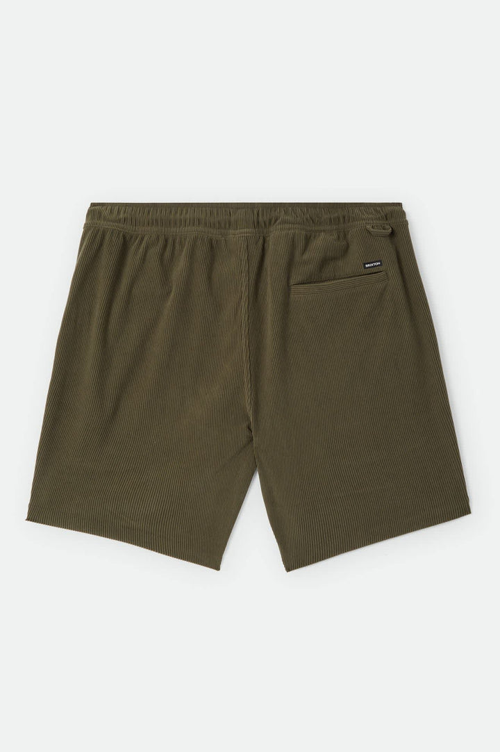 Brixton Men's Everyday Corduroy Short - Dark Olive - Sun Diego Boardshop