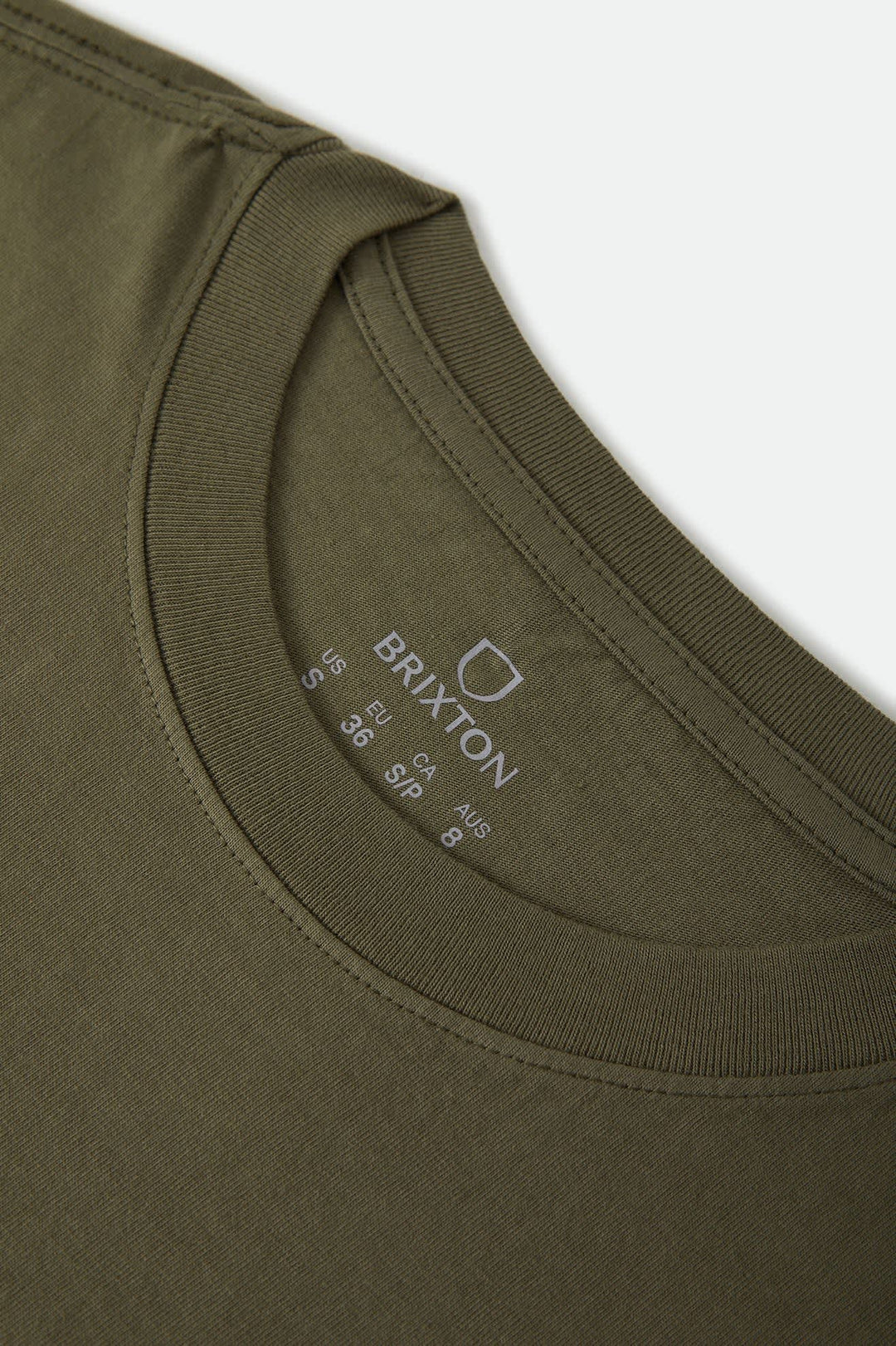 Brixton Women's Your Destination Awaits Boxy Crop Top - Dark Olive - Sun Diego Boardshop