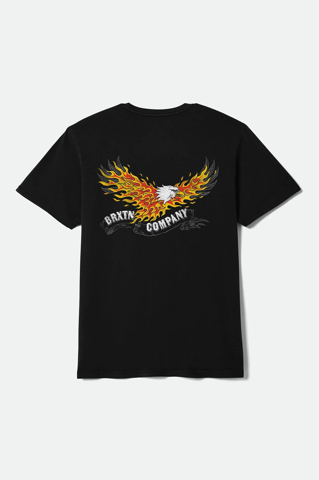 Brixton Men's Blazing Standard T-Shirt - Black Worn Wash - Sun Diego Boardshop