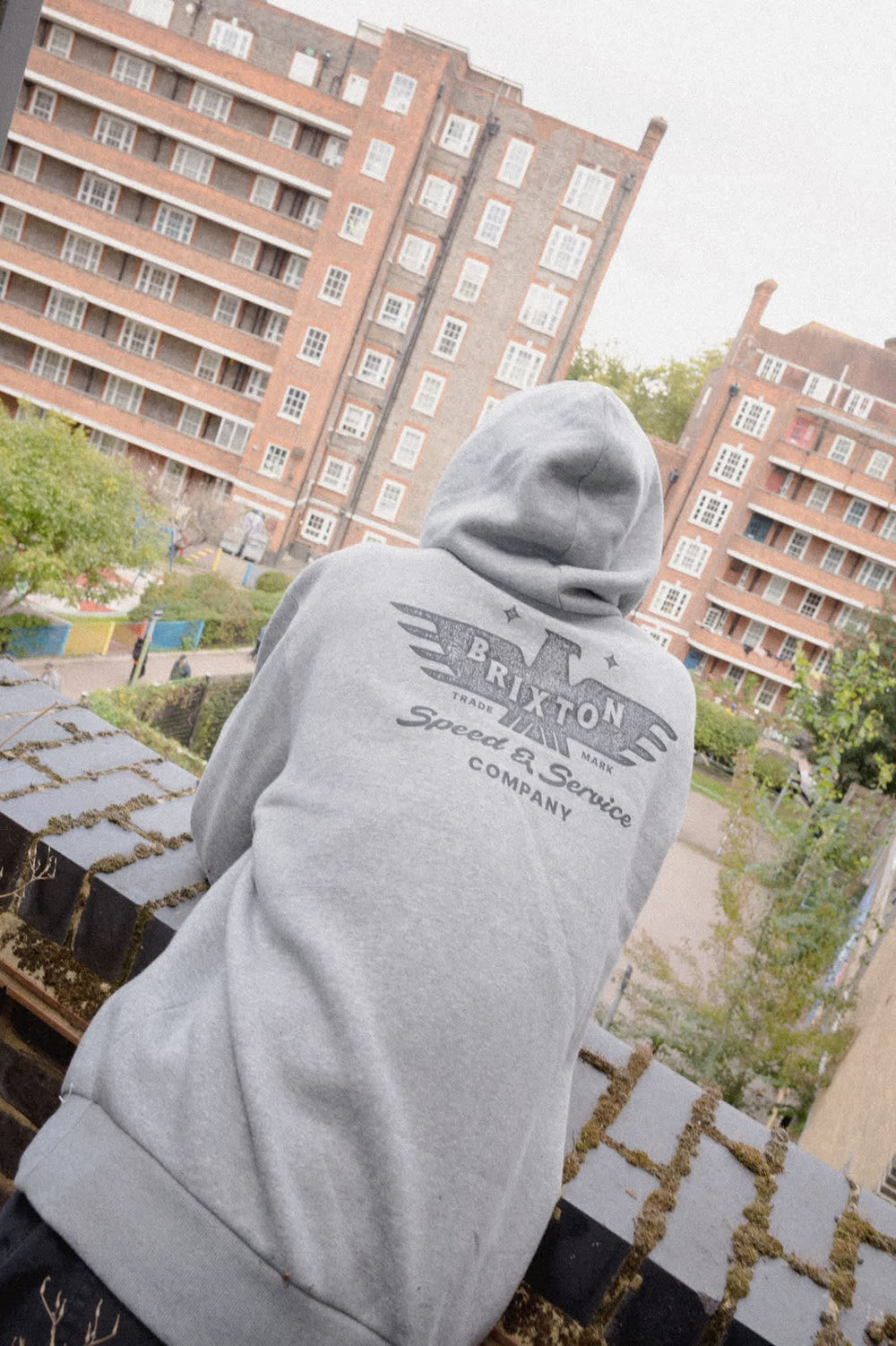 Brixton Men's Ewing Hood - Heather Grey - Sun Diego Boardshop