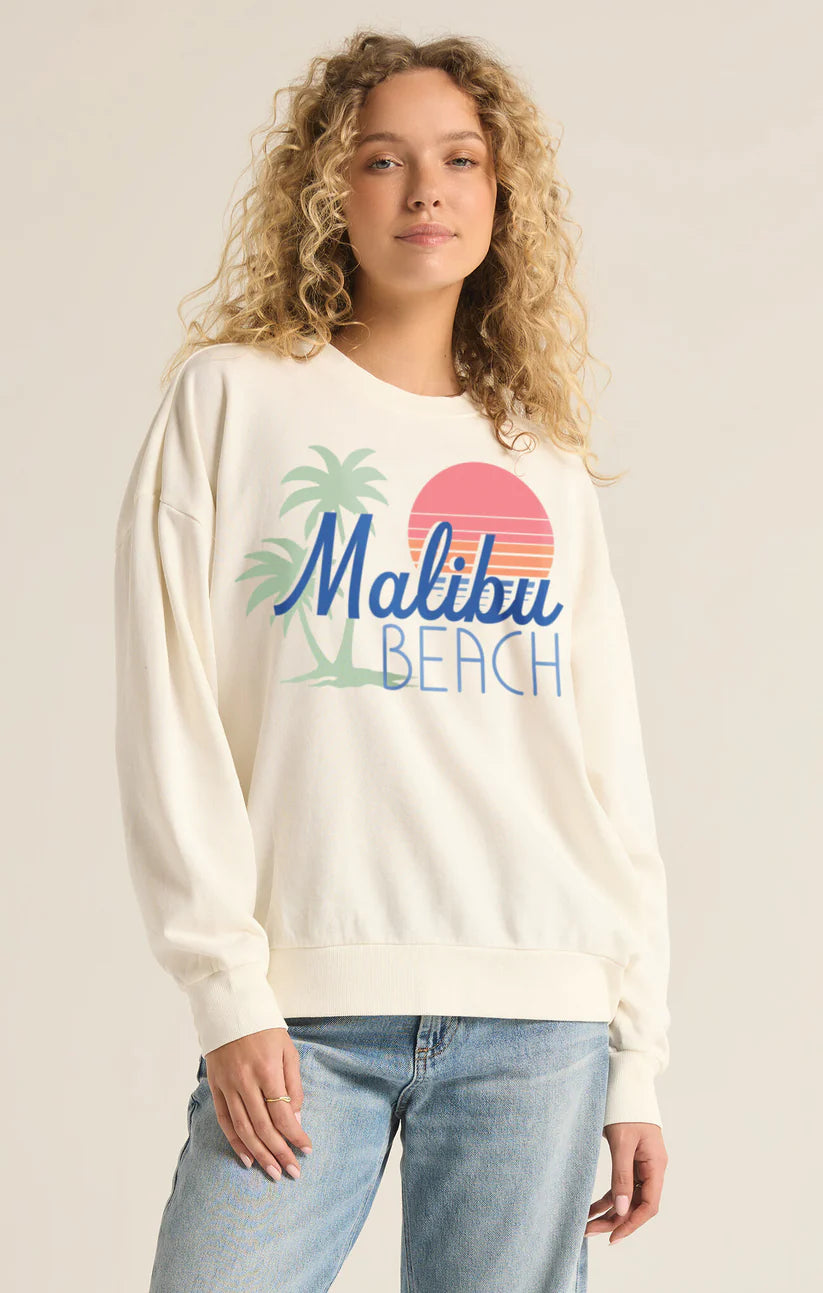 Z-Supply Malibu Sunday Sweatshirt - SEA SALT - Sun Diego Boardshop