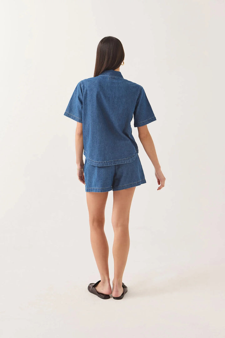 Brixton Women's Mechanics Shirt - Medium Chambray - Sun Diego Boardshop