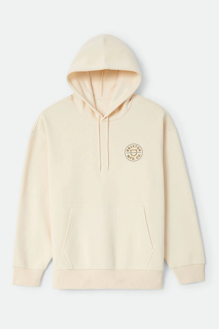 Brixton Men's Crest II Hood - Whitecap - Sun Diego Boardshop