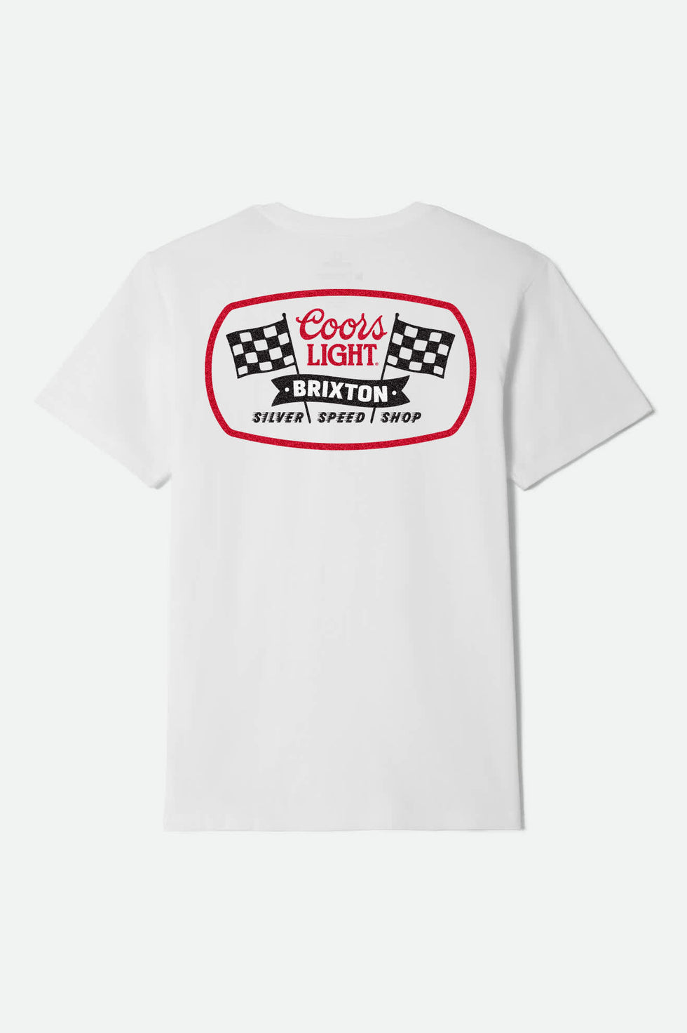 Brixton Coors Light Pit Stop Standard T-Shirt - White - Sun Diego Boardshop