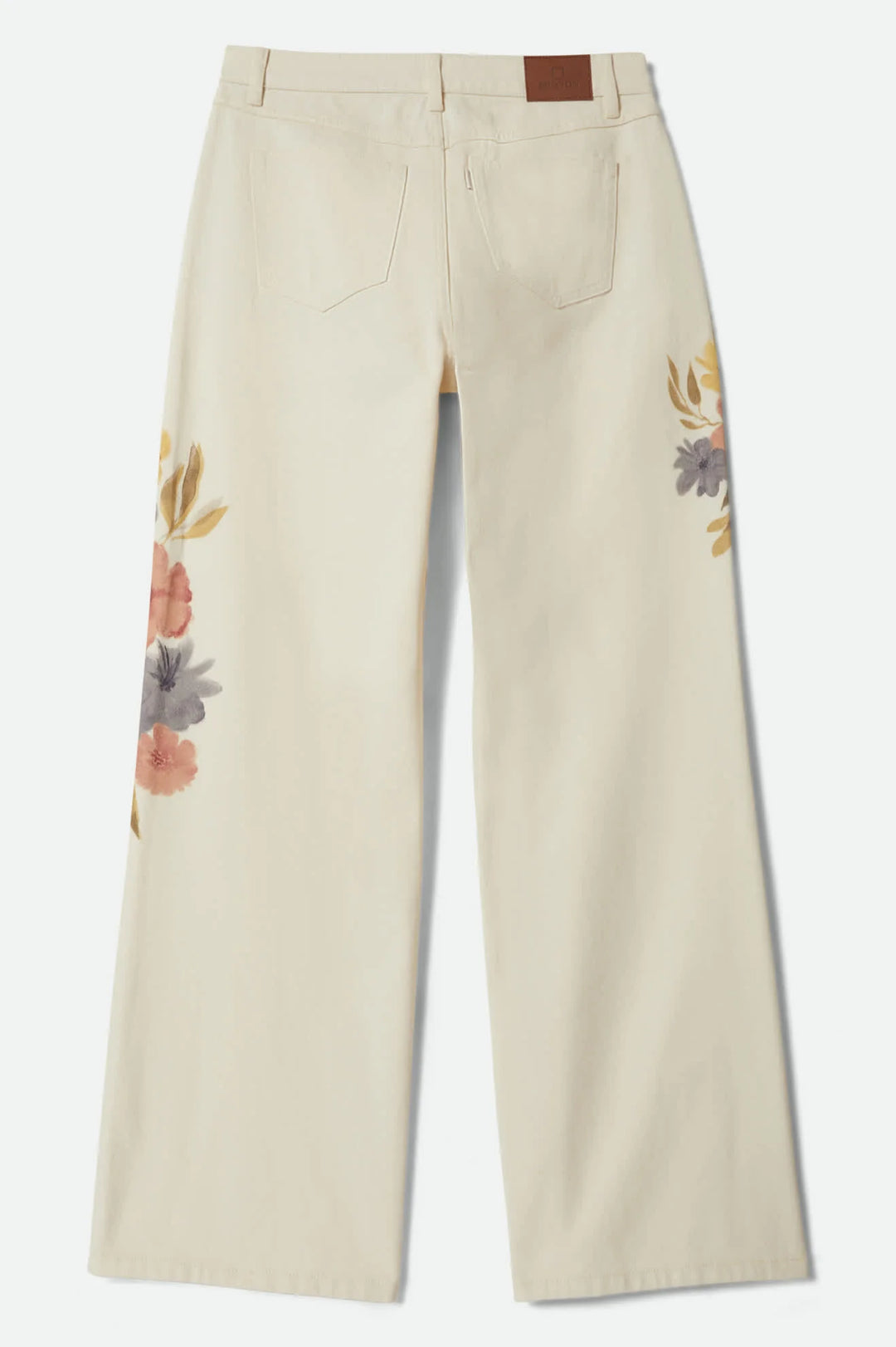 Brixton Women's The Chloe 5-Pocket Pant - Off White Floral Burst - Sun Diego Boardshop