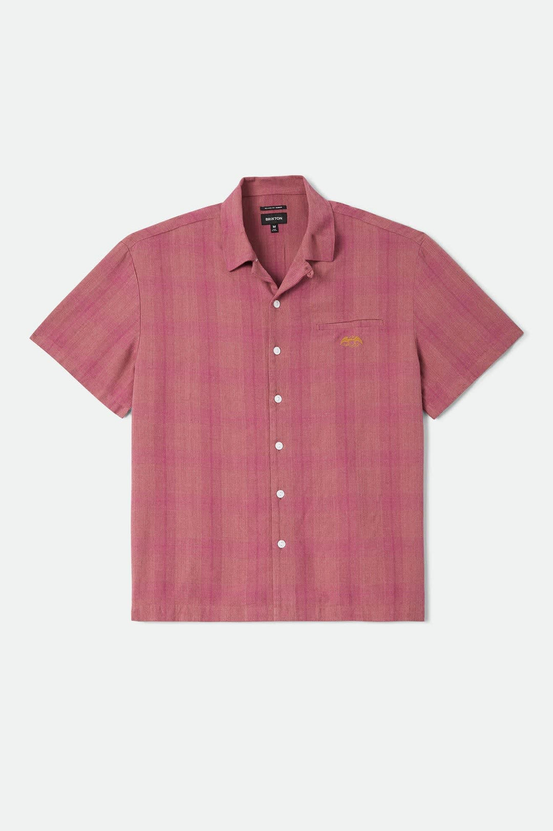 Brixton Men's Century Shirt - Pink Shadow Plaid - Sun Diego Boardshop