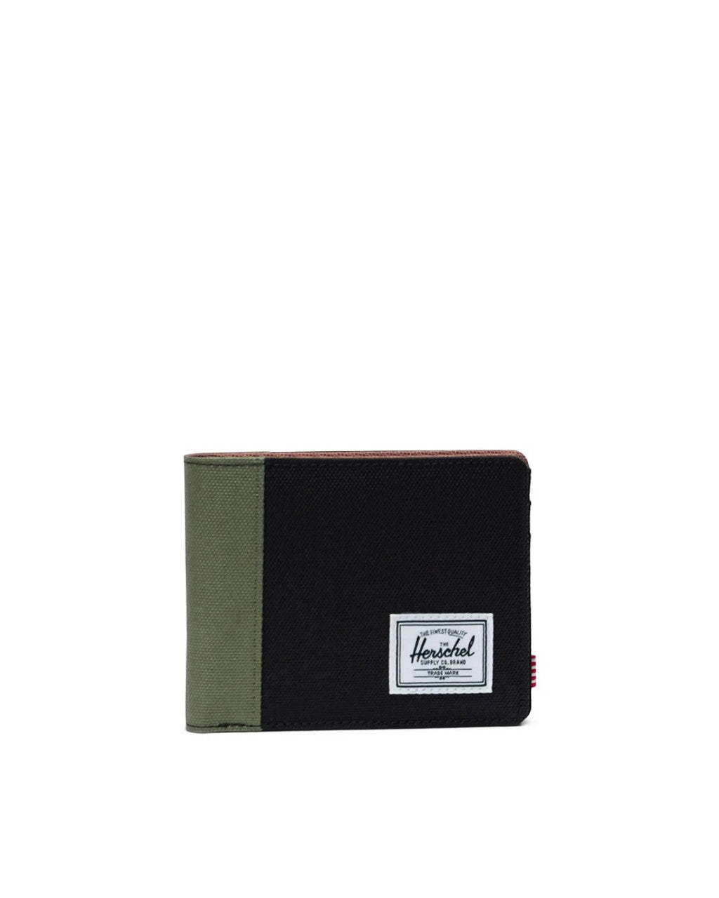 Herschel Supply Co Roy Wallet - BLACK/FOUR LEAF CLOVER/SADDLE - Sun Diego Boardshop