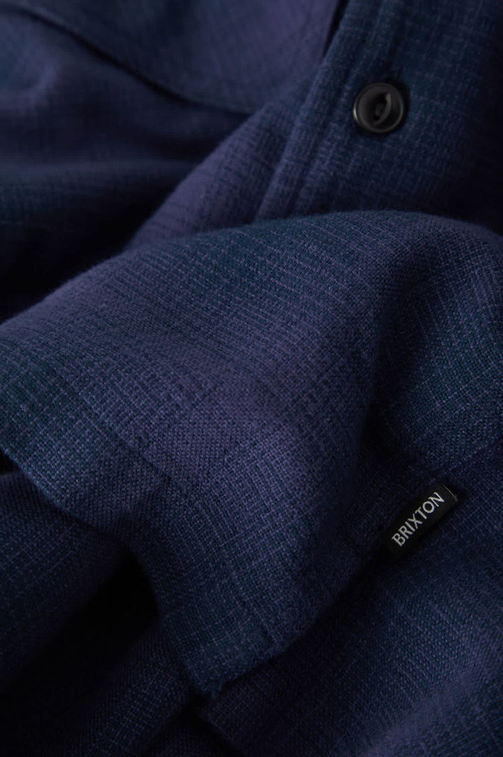 Brixton Men's Century Overshirt - Blue/Navy Shadow - Sun Diego Boardshop