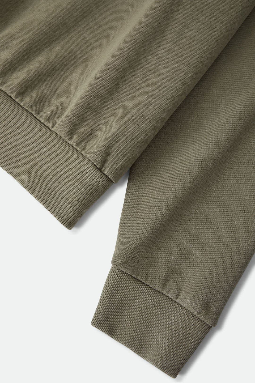 Brixton Men's Brixton Baseline Crew Fleece - Olive Surplus Vintage Wash - Sun Diego Boardshop